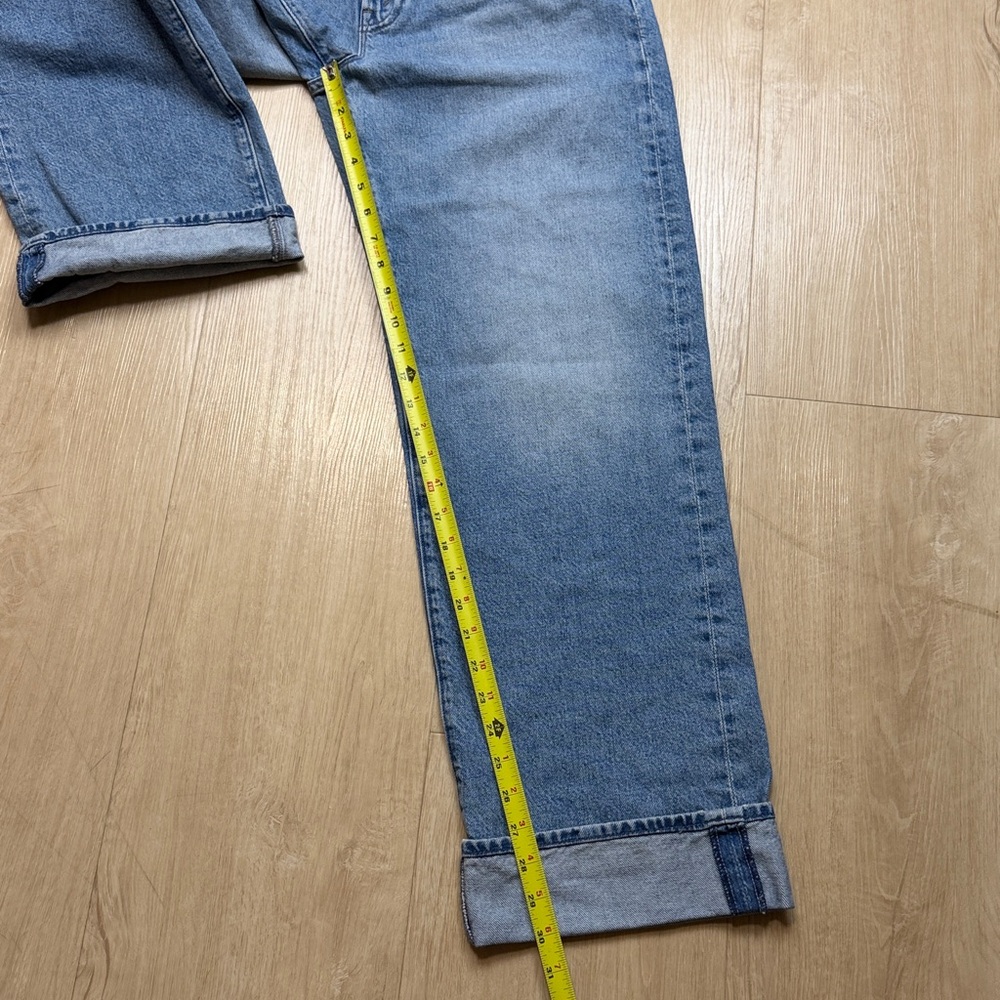 MOTHER The Dodger Skimp High Waist Cuffed Hem Wide Leg Jeans, SIZE 29 - Picture 8 of 13
